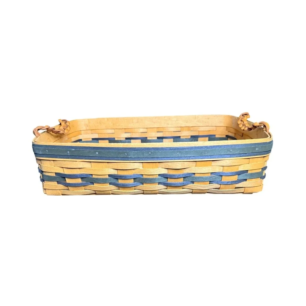 Longaberger 1996 Collectors Club Hostess Serving Tray Basket and Liner